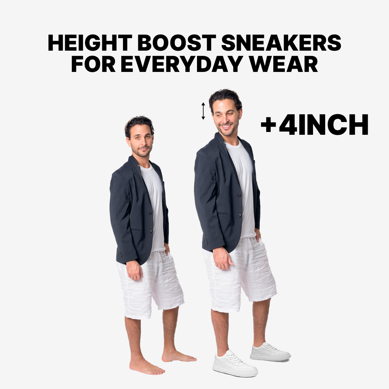 Bronoir™ Mountix – Height Boost Sneakers – Up to 4Inch Taller Instantly & Comfortably