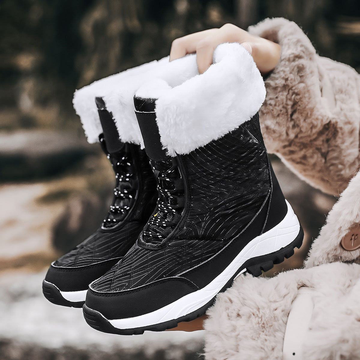 Bronoir™ Fleece - Zapatos Barefoot de Invierno