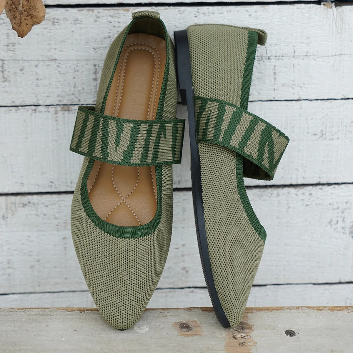 Bronoir Lily Pearl - Elegant & Supportive Ballerinas for Daily Comfort
