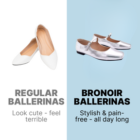 Bronoir Liana Fit - Elegant & Supportive Ballerinas for Daily Comfort