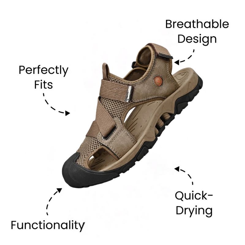 Bronoir™ Flytha – Lightweight & Arch-Supportive Walking Sandals