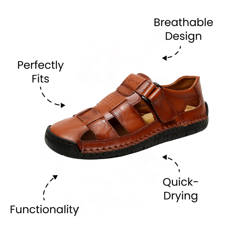 Bronoir™ Chillayne – Lightweight & Arch-Supportive Walking Sandals