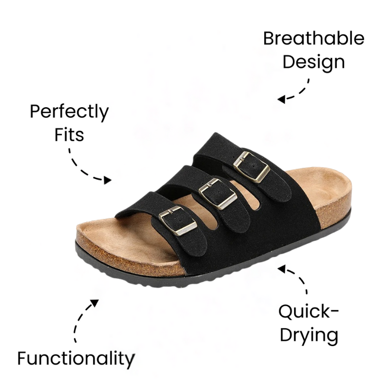 Bronoir™ Luxora – Lightweight & Arch-Supportive Walking Sandals