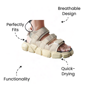 Bronoir™ Evendra – Lightweight & Arch-Supportive Walking Sandals