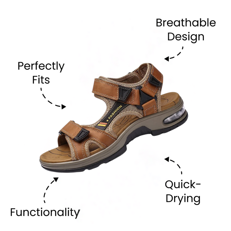 Bronoir™ Vellaria – Lightweight & Arch-Supportive Walking Sandals