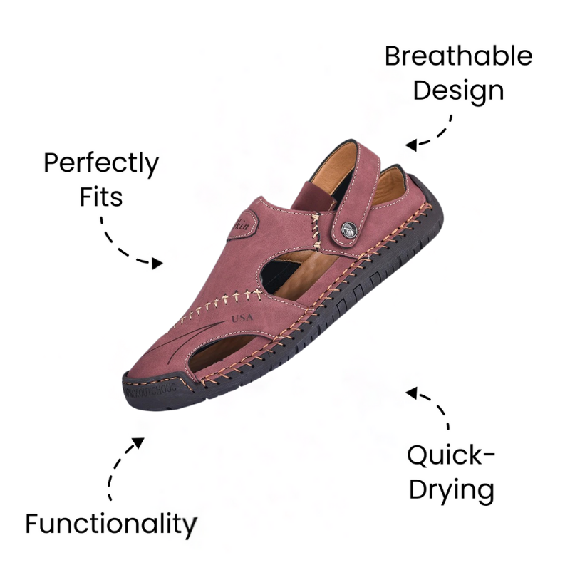 Bronoir™ Opavina – Lightweight & Arch-Supportive Walking Sandals