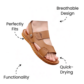 Bronoir™ Solviera – Lightweight & Arch-Supportive Walking Sandals
