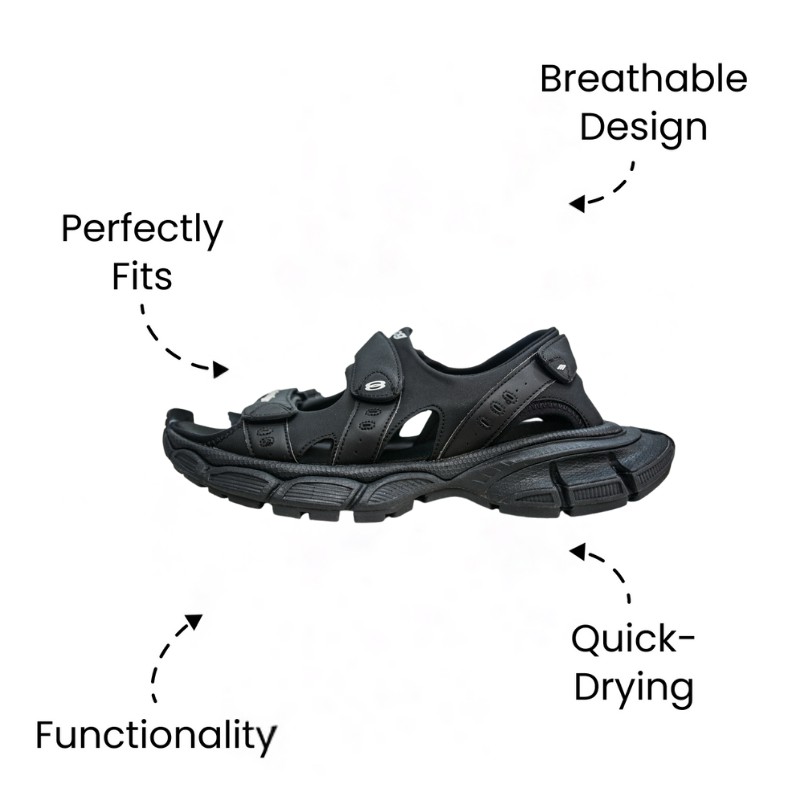 Bronoir™ Serastra – Lightweight & Arch-Supportive Walking Sandals