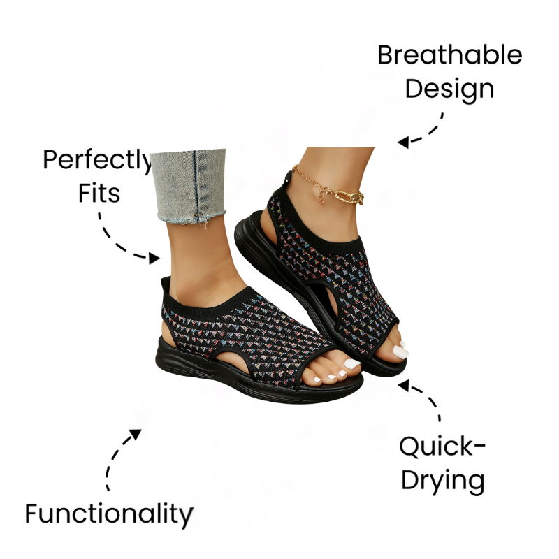 Bronoir™ Trelaya – Lightweight & Arch-Supportive Walking Sandals