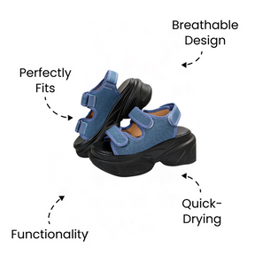 Bronoir™ Estrella – Lightweight & Arch-Supportive Walking Sandals