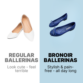 Bronoir Elina Bloom - Elegant & Supportive Ballerinas for Daily Comfort