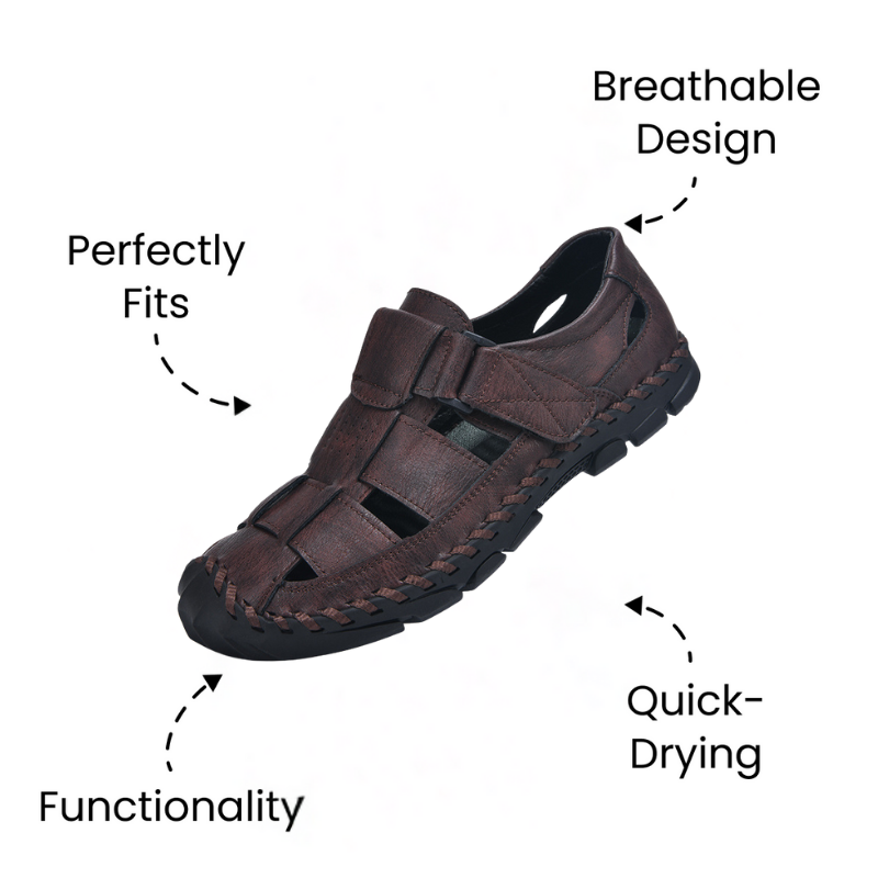 Bronoir™ Dayvia – Lightweight & Arch-Supportive Walking Sandals