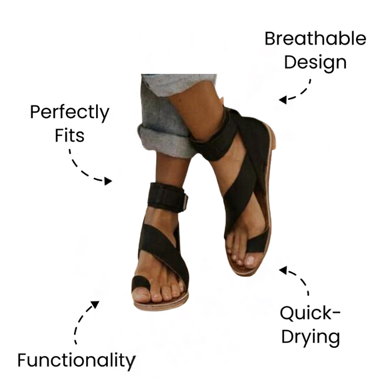Bronoir™ Stridea – Lightweight & Arch-Supportive Walking Sandals