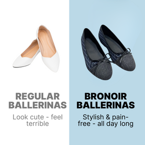 Bronoir Aria Lush - Elegant & Supportive Ballerinas for Daily Comfort