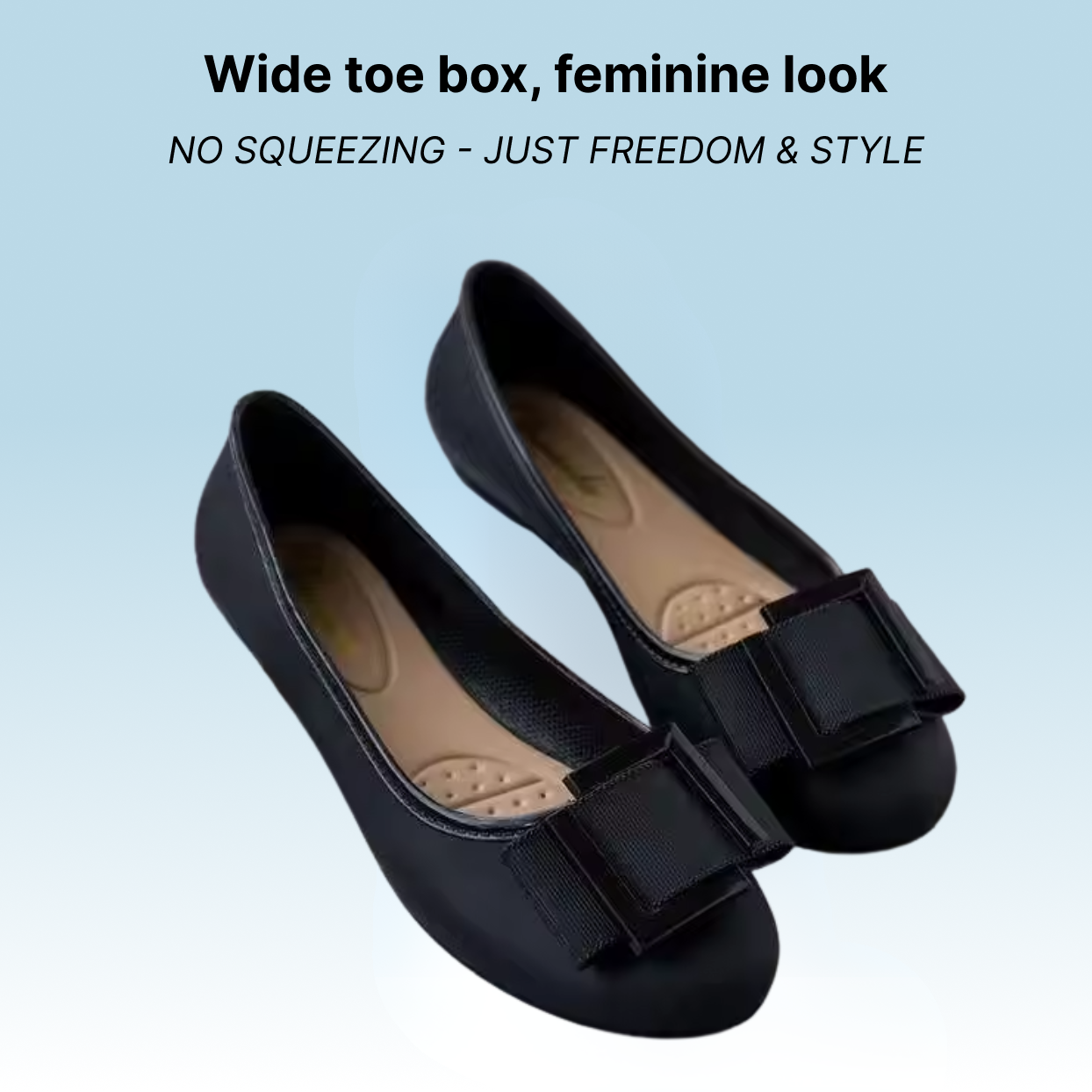 Bronoir Nora Flow - Elegant & Supportive Ballerinas for Daily Comfort