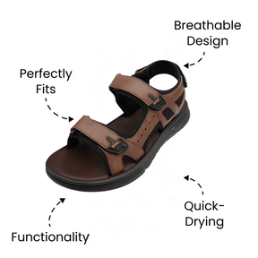 Bronoir™ Almessa – Lightweight & Arch-Supportive Walking Sandals