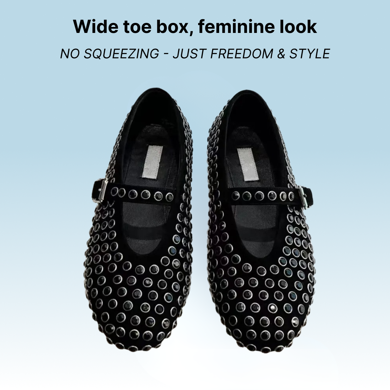 Bronoir Nova Glow - Elegant & Supportive Ballerinas for Daily Comfort