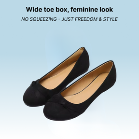 Bronoir Layla Shine - Elegant & Supportive Ballerinas for Daily Comfort