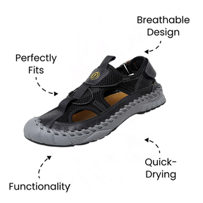 Bronoir™ Liranda – Lightweight & Arch-Supportive Walking Sandals