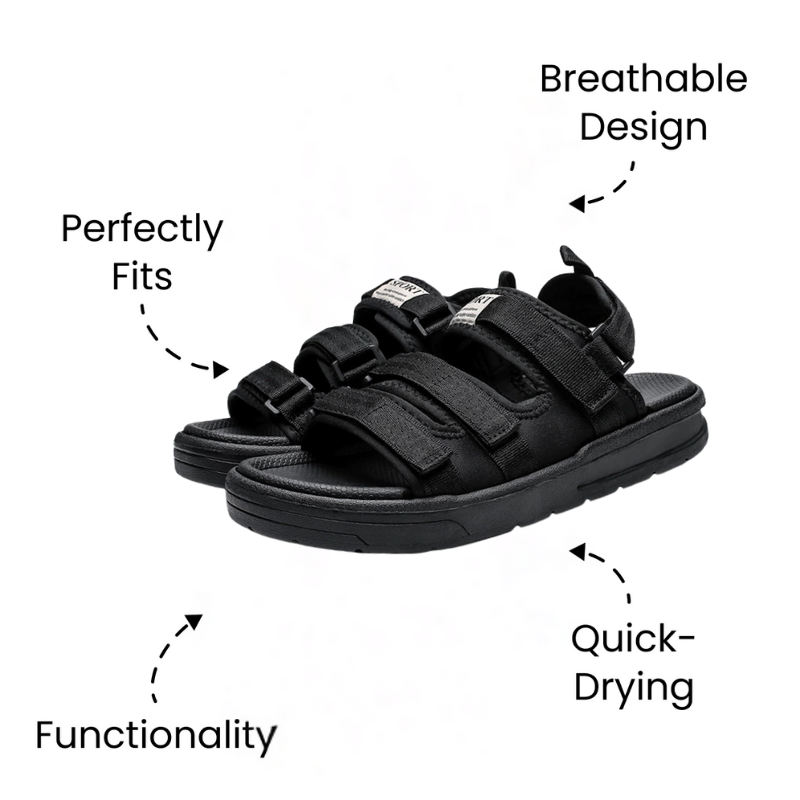 Bronoir™ Freella – Lightweight & Arch-Supportive Walking Sandals
