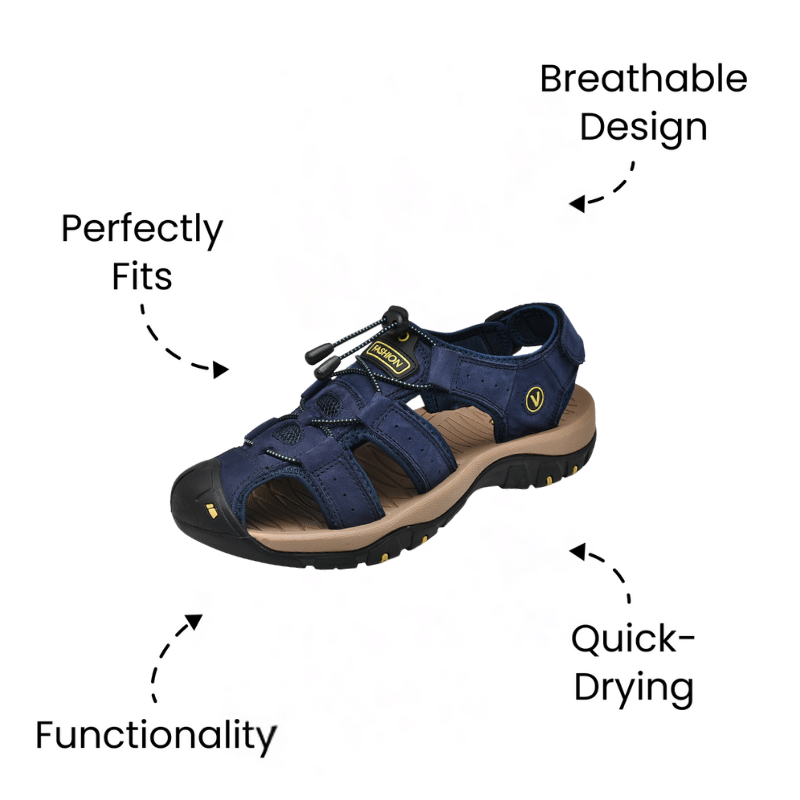 Bronoir Solara – Lightweight & Arch-Supportive Walking Sandals