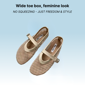 Bronoir Fara Flex - Elegant & Supportive Ballerinas for Daily Comfort