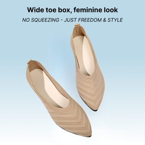 Bronoir Zoe Bloom - Elegant & Supportive Ballerinas for Daily Comfort