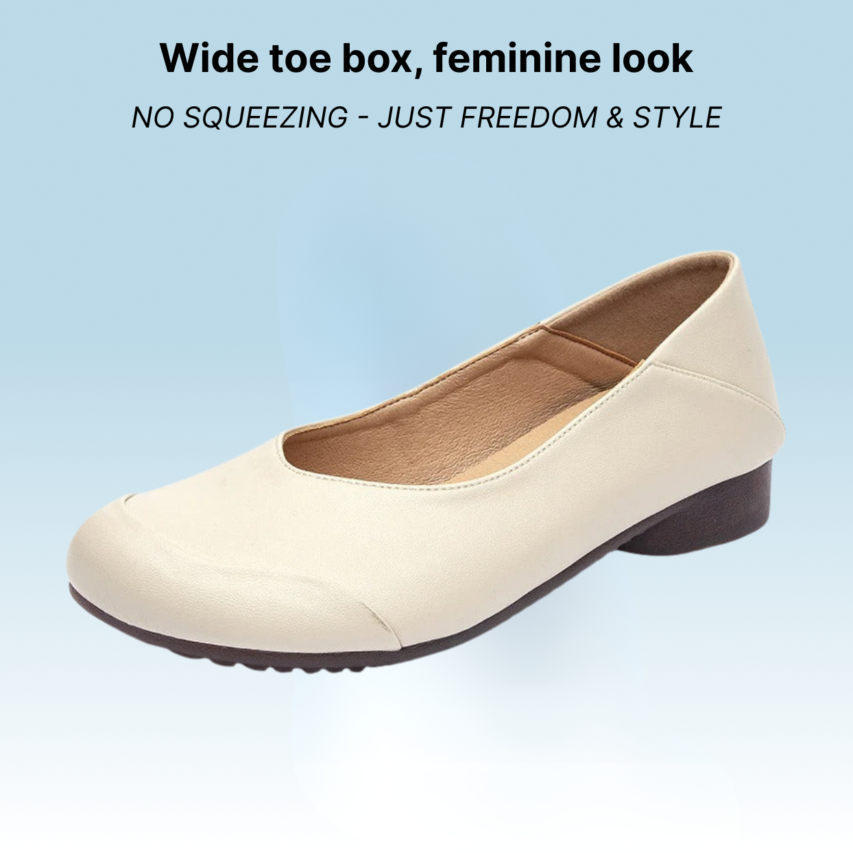 Bronoir Isla Belle - Elegant & Supportive Ballerinas for Daily Comfort