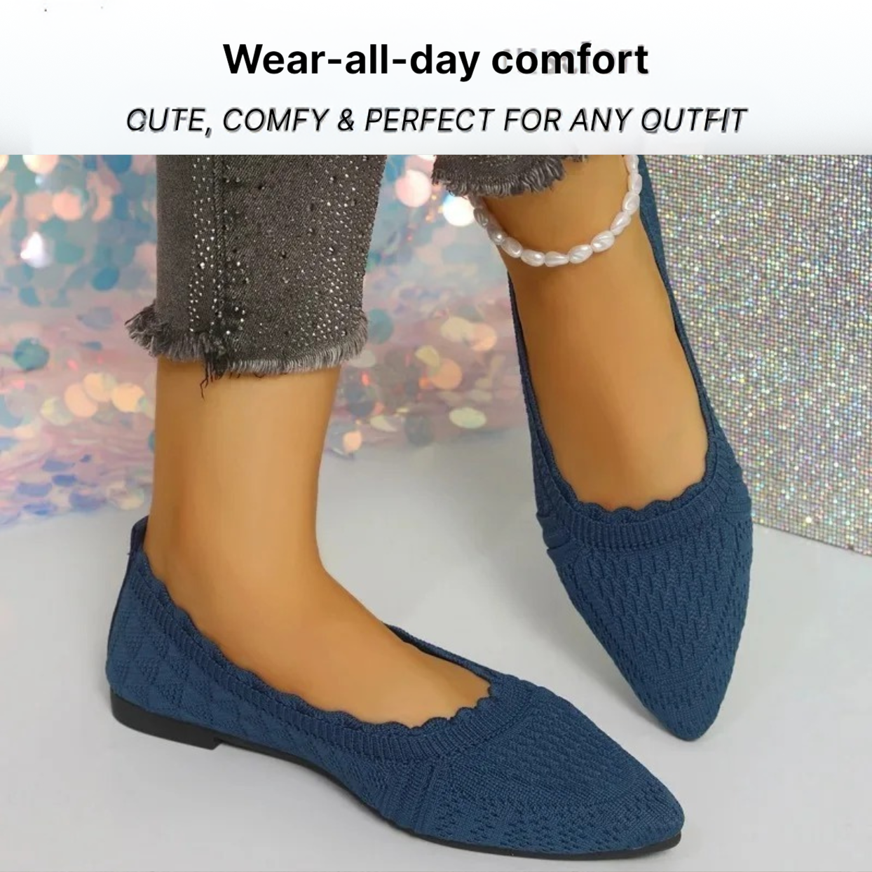 Bronoir Amara Rose - Elegant & Supportive Ballerinas for Daily Comfort