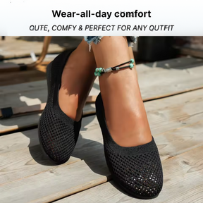Bronoir Ella Shine - Elegant & Supportive Ballerinas for Daily Comfort