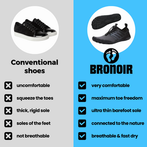 Bronoir™ Feel - Barefoot Shoes