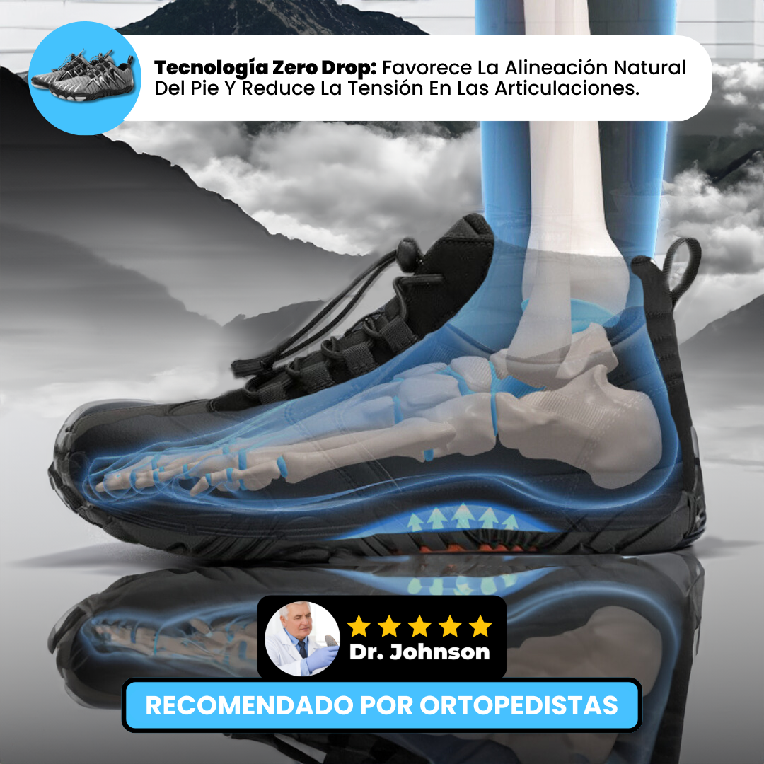 Bronoir™ Skin Pro Cobre – Zapatos Descalzos Todo Terreno con Conexión a Tierra