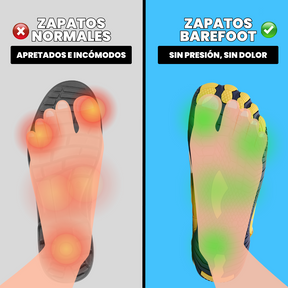 Bronoir™ Skin Pro Cobre – Zapatos Descalzos Todo Terreno con Conexión a Tierra