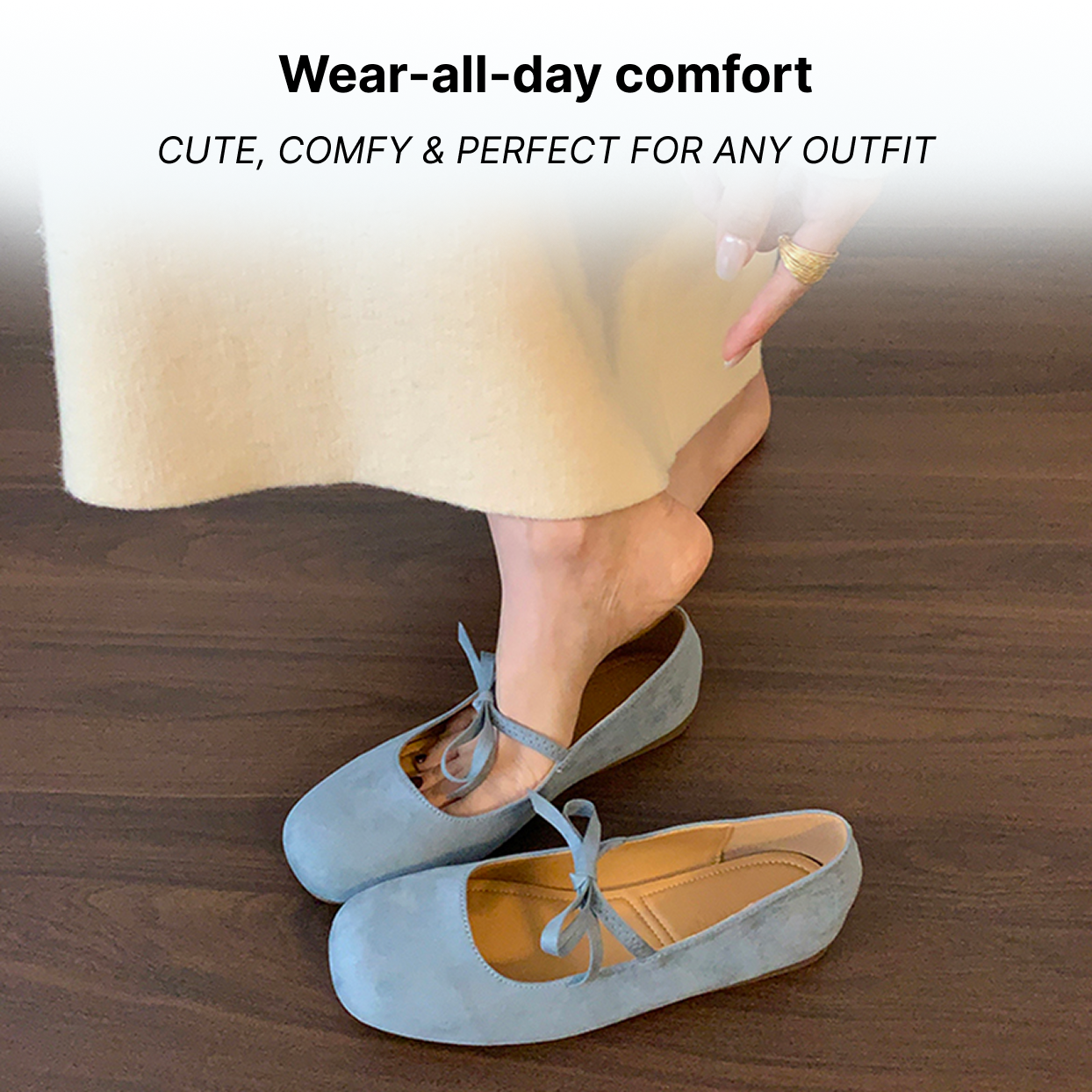 Bronoir™ Lift - Elegant & Supportive Ballerinas for Daily Comfort