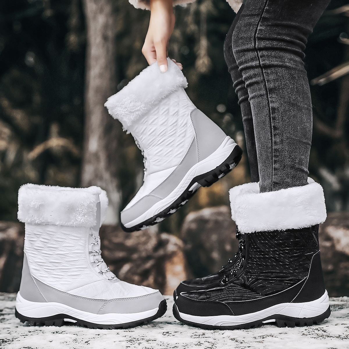 Bronoir™ Winterwalks - Winter Barefoot Boots With Warm Fleece
