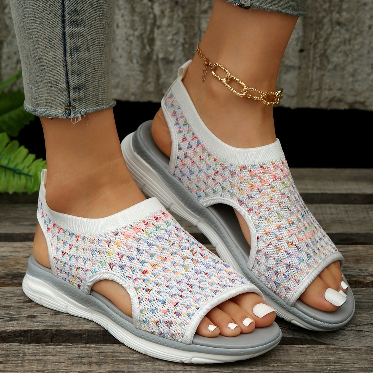 Bronoir™ Trelaya – Lightweight & Arch-Supportive Walking Sandals