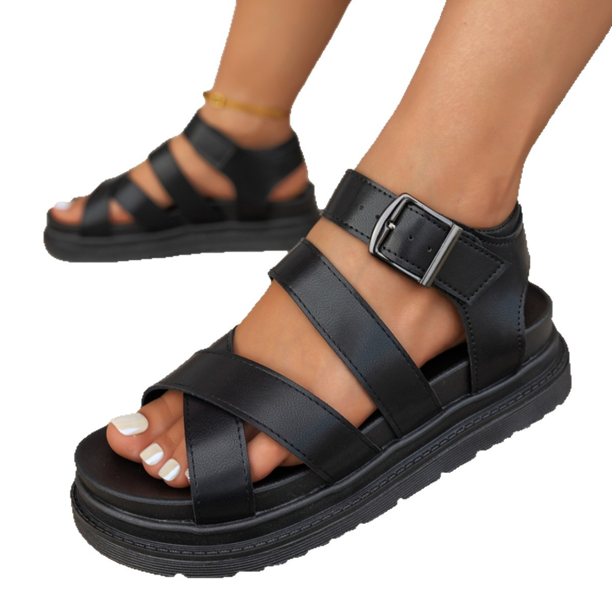 Bronoir™ Palina – Lightweight & Arch-Supportive Walking Sandals
