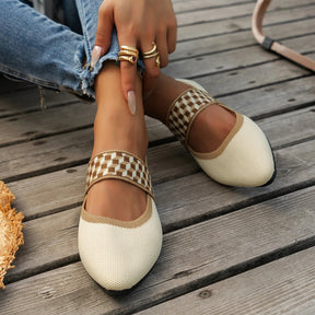 Bronoir Lily Pearl - Elegant & Supportive Ballerinas for Daily Comfort