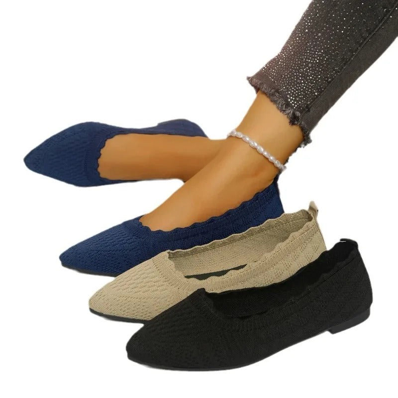 Bronoir Amara Rose - Elegant & Supportive Ballerinas for Daily Comfort