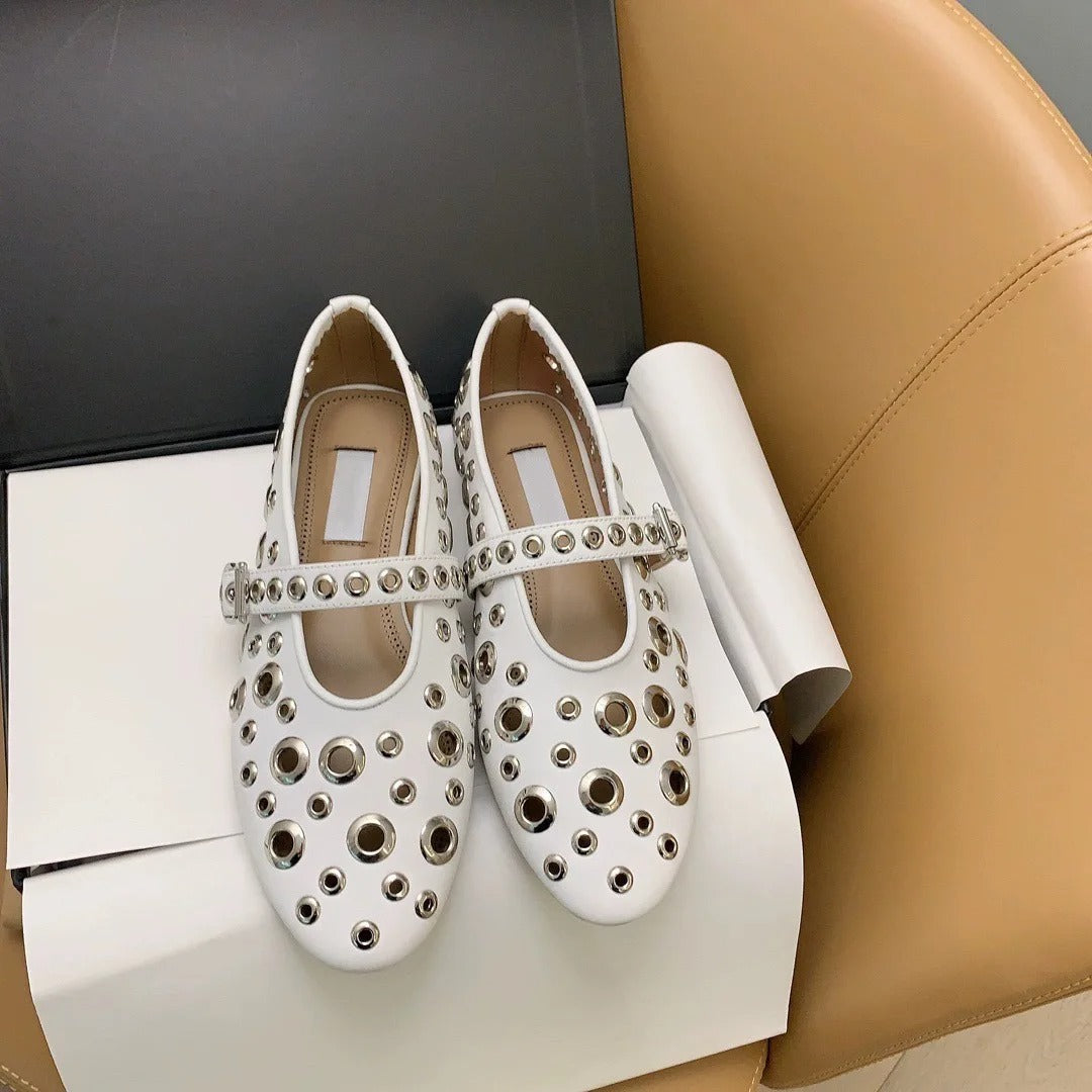 Bronoir Elara Bloom - Elegant & Supportive Ballerinas for Daily Comfort