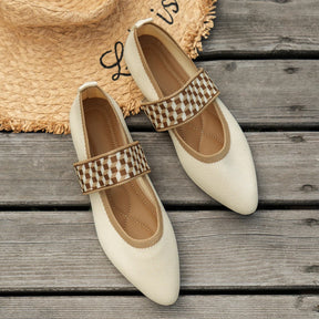 Bronoir Lily Pearl - Elegant & Supportive Ballerinas for Daily Comfort