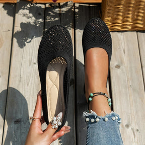 Bronoir Ella Shine - Elegant & Supportive Ballerinas for Daily Comfort